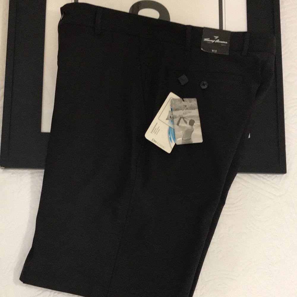 NWT Tommy Armour Dri-Logic Golf Shorts Black